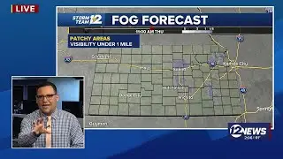Afternoon update | Dense fog forecast for New Year's Day