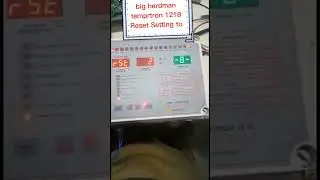 Big herdman temprtron 1218Reset Setting