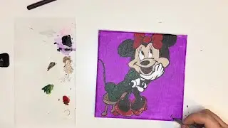 Step-by-Step Minnie Mouse Painting Tutorial | Create Disney Magic on Canvas