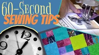 60 Second Sewing tip - Leaders and Enders