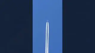 Jet Airplane Contrail! #contrails #airplane #jetplanes