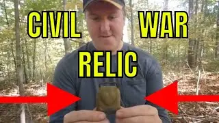 Incredible Civil War Relic Found While Metal Detecting An Old Homesite From The 1800s!