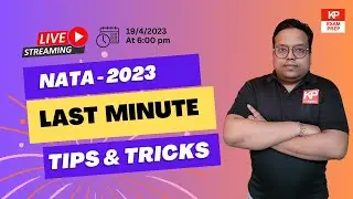 NATA 2023 | Last Minute Tips and Tricks | Last Minute Revision