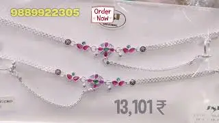 Trending Silver Anklet Jewelry | Fancy Payal Designs for Women