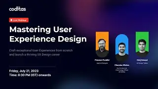 Mastering User Experience Design | Live Webinar | Coditas