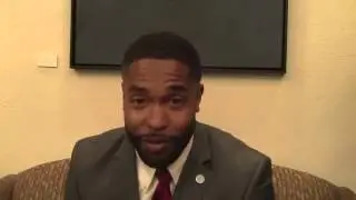 Student Bar President Henry Gage welcomes incoming students