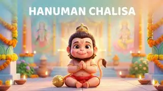 Hanuman Chalisa for Kids | Cute & Easy Bhajan | बाल हनुमान चालीसा