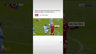 Jeremy Doku vs Mac Allister of Liverpool! No foul #premierleaguefans #f&uacute;tbol #soccerchallenge
