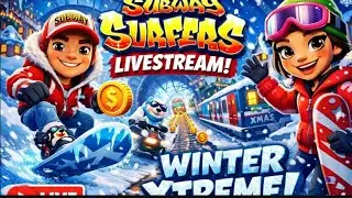 Subway surfers winter xtreme hit that like button guys #subwaysurfers #gaming #animation