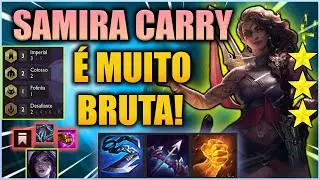 Samira Carry com Kaisa Imperial Ficou OP! TFT SET 6 Teamfight Tactics Ranked 11.23