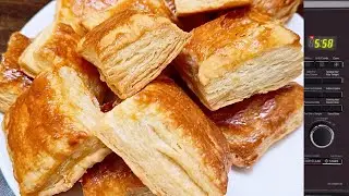 बेकरी जैसी खारी बिस्किट घर बनाना हुआ अब  बहुत आसान।khari Biscuit results like Bakery.Puff pastry