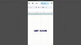 Query Function Limit Clause - Google Sheets Query Function