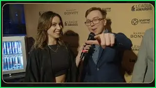Los Ratones Get Interviewed About Their Fashion Choices At The League Awards