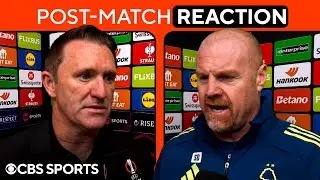 Robbie Keane and Sean Dyche REACT to Nottingham Forest VICTORY over Ferencv&aacute;ros