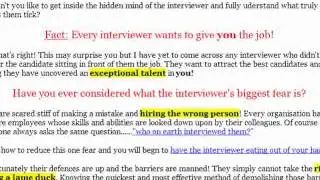 Job Interview Success