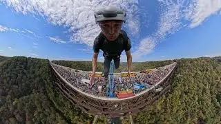 Невероятный прыжок бегущего человека | Иммерсивная 360 VR
