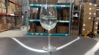 Personalized Name Wine Glass