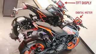 KTM Duke 200 New Model 2024 TFT Display Launched Update Vs Old Duke Varient Comparison 2024