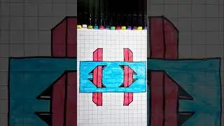 Простой 3D-рисунок #shortsfeed #art #3d #3dartworld #drawingtutorials #3ddrawing #howtodraw3ddrawing