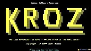 Lost Adventures of Kroz gameplay (PC Game, 1990)