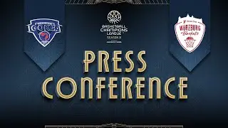 Igokea m:tel v Fitness First Wurzburg Baskets - Press Conference | #BasketballCL 2025-26