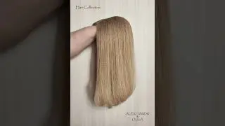 Теменная НАКЛАДКА - на шёлке (с имитацией кожи головы) #натуральнаянакладка #теменнаянакладка #hair