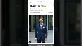 Custom-made suits just got more convenient with Eastin Suits. 👔✨