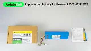 Replacement battery for Dreame P2106-6S1P-BWB 21.6V 4000mAh 6 Cells