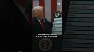 Trump anuncia que impondr&aacute; aranceles del 20% a la Uni&oacute;n Europea: 