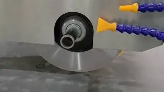 5 axis bridge saw stone cutting machine use a hole opener to sink cutout