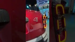 New Renault 4 in 'Carmine red' with black bonnet is very classy