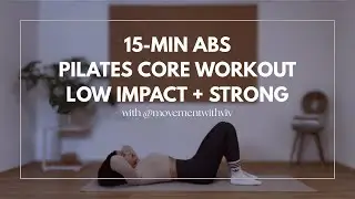 Pilates Abs Workout | 15 Minutes &bull; Deep Core &bull; No Equipment - beginner friendly 