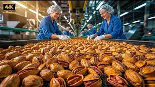Inside the 1,000 Ton Roastery Factory: The ASMR CLACKING Sorting of Modern Salty Snack Production
