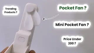 Pocket Fan | Trending Pocket Fan | Handheld Fan | Mini Pocket Fan