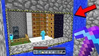 so i almost couldn't raid this Minecraft base.. but then I found some breakable blocks in the walls!