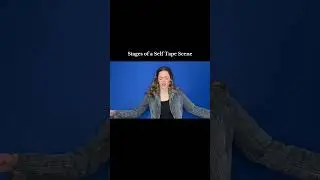 Stages of a Self Tape Audition Scene!