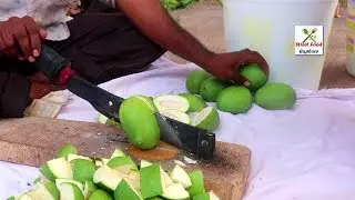 Mango Cutting for Pickle | Mango Pickle | Raw Mango Cutting | Balkampet Road | Hyderabad
