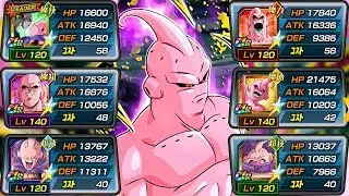 NEW MAJIN POWER CATEGORY TEAM SHOWCASE [FULL BUU TEAM] Dragon Ball Z Dokkan Battle