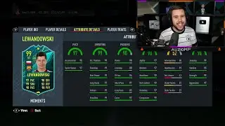 Auzio Reacts to NEW 99 Moments Lewandowski SBC