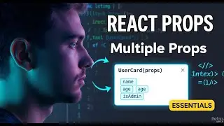[REACT ESSENTIALS] How to Pass Multiple Props in React JS | Functional Components Explained