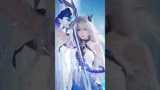 Skirk cosplay from Genshin Impact