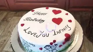 Couple birthday Cake design |  Romantic couple Cake Design | Love massage cake.