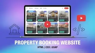 Animated Property Booking Website Using HTML, CSS & GSAP | T House Project