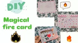 DIY Surprise Card Idea|| Fire Card || Burning Card || Happy Birthday Card Idea