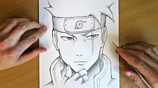 Kakashi Drawing - No Mask | How to Draw Anime | Step by Step Drawing | Naruto