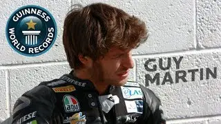 Guy Martin Breaks Downhill Sled Record