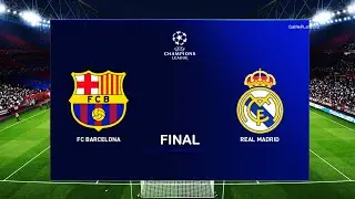 PES 2020 - Real Madrid vs Barcelona - UEFA Champions League Final UCL - 20/21 Season Gameplay