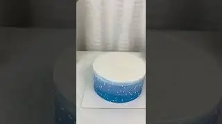 Super easy minimalist cake 🤩💙