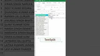 Tutorial for TextSplit function in MS Excel | How to split string to different cells