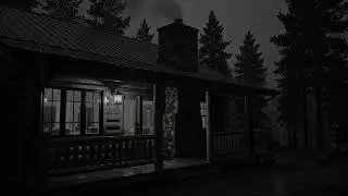 Night Rain Sounds for Deep Sleep &ndash; Warm Wooden Cabin | Relax Body and Mind